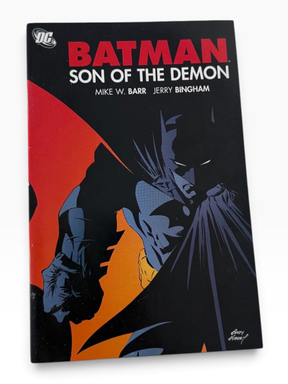 DC Batman Son of the Demon Wall Art - Black & Red Graphic Print
